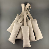 Natural Dog Tug Toy Made from Hemp, Filled with Wool