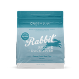 GREEN JUJU DOG FREEZE-DRIED RAW RABBIT DUCK LIVER 14OZ