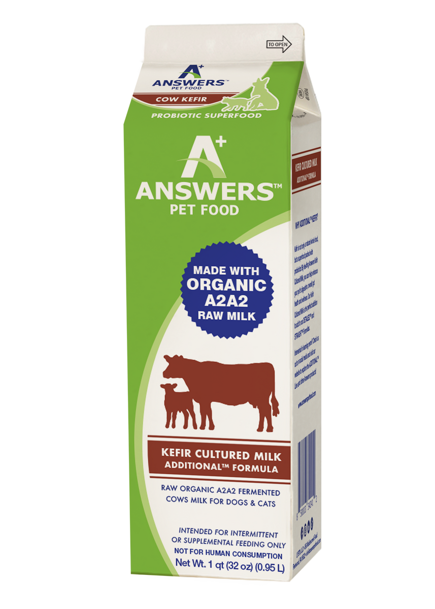 Answers Cow Milk Kefir for Dogs and Cats Fangs Fur