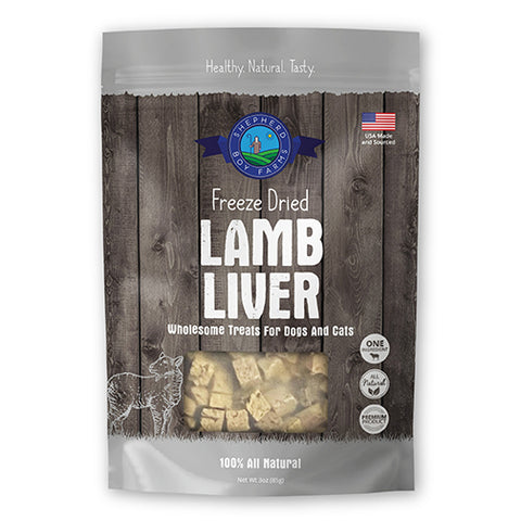 Shepherd Boy Farm - Freeze Dried Lamb Liver Treats
