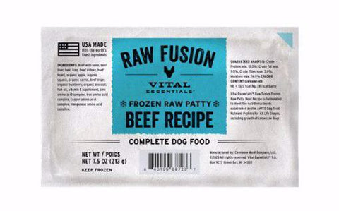 Vital Essentials 6lbs Frozen [Beef Fusion]