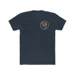 Unisex Cotton Crew Tee with Fangs & Fur Design