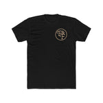 Unisex Cotton Crew Tee with Fangs & Fur Design