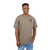 Men's Acid-Washed Oversized Tee — "Dogs Evolved On Prey, Not Pellets"