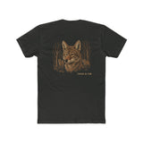 Unisex Cotton Crew Tee with Fangs & Fur Design - Perfect Gift for Animal Lovers, Pet Owners, and Nature Enthusiasts, Casual Wear, [...]