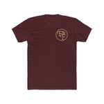 Unisex Cotton Crew Tee with Fangs & Fur Design