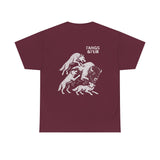 Fangs & Fur Unisex Heavy Cotton Tee - Bison Battle