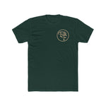 Unisex Cotton Crew Tee with Fangs & Fur Design