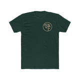 Unisex Cotton Crew Tee with Fangs & Fur Design