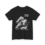 Fangs & Fur Unisex Heavy Cotton Tee - Bison Battle