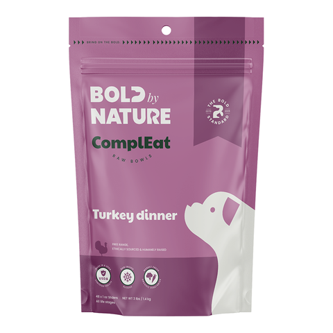Bold By Nature - Compleat Turkey [FROZEN RAW DOG FOOD]