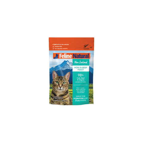Feline Natural - Beef & Hoki Feast Patè Pouch