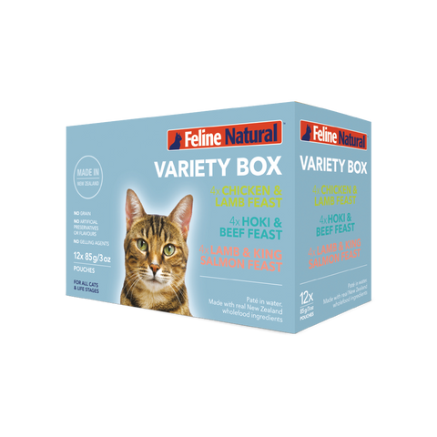 Feline Natural - Variety Sampler Freeze-Dried Cat Food Pack