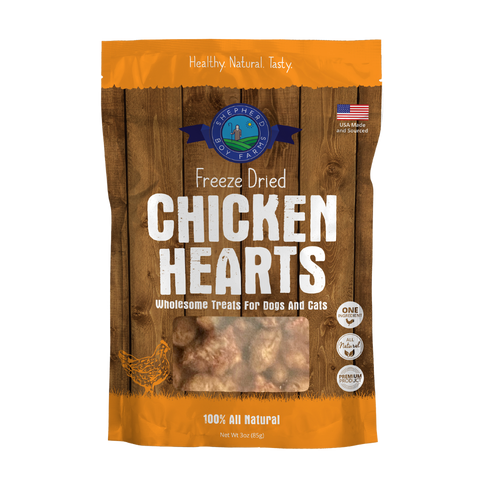 Shepherd Boy Farm - Freeze Dried Chicken Hearts