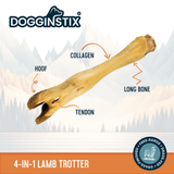 Dogginstix -Lamb Feet - Odor Free