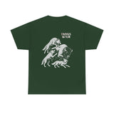Fangs & Fur Unisex Heavy Cotton Tee - Bison Battle