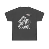 Fangs & Fur Unisex Heavy Cotton Tee - Bison Battle