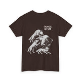 Fangs & Fur Unisex Heavy Cotton Tee - Bison Battle