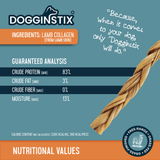 Dogginstix -BRAIDED LAMB COLLAGEN 24 INCH