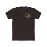 Unisex Cotton Crew Tee with Fangs & Fur Design