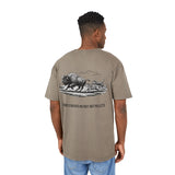 Men's Acid-Washed Oversized Tee — "Dogs Evolved On Prey, Not Pellets"
