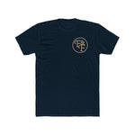 Unisex Cotton Crew Tee with Fangs & Fur Design