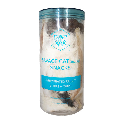 Savage Cat - Dehydrated Rabbit Strips