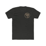 Unisex Cotton Crew Tee with Fangs & Fur Design