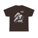 Fangs & Fur Unisex Heavy Cotton Tee - Bison Battle