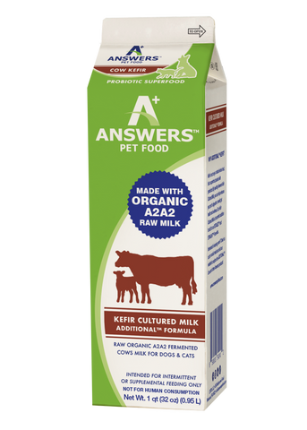 Answers Cow Milk Kefir for Dogs and Cats