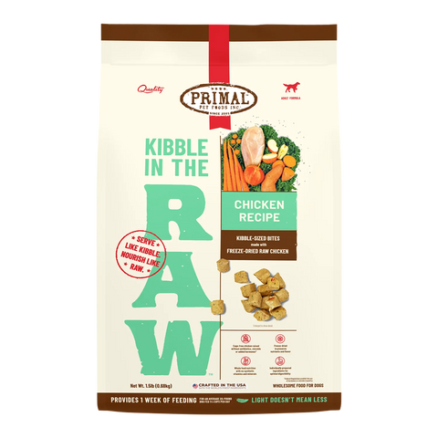 Primal -  Kibble In The Raw [Chicken Recipe]