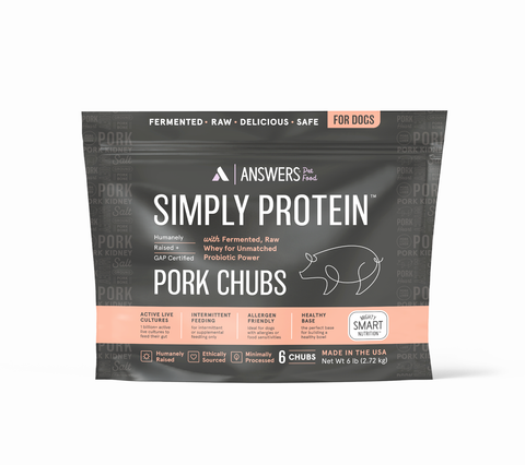 Answers Frozen Raw Straight Formula [Pork]