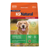 K9 NATURAL - DOG BAKED & COATED GRASS FED RED RECIPE