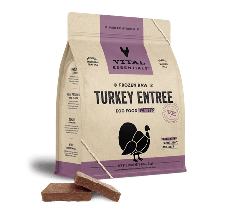 Vital Essentials 6lbs Frozen [Turkey Entree]