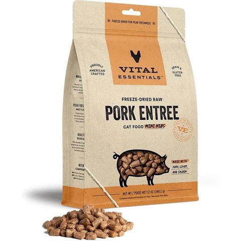 Vital Essentials Dog Freeze Dried Mini Nibs [Pork]