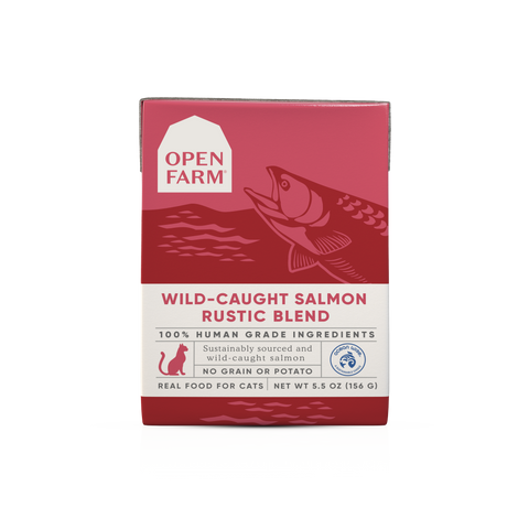 Open Farm 5.5 oz Wild-Caught Salmon Rustic Blend for Cats