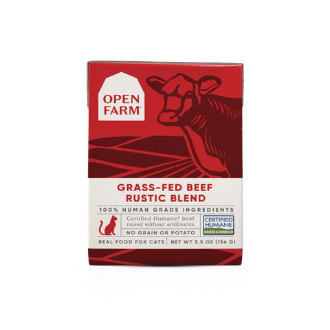 Open Farm 5.5 oz Grass-Fed Beef Rustic Blend for Cats