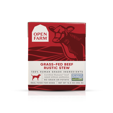 Open Farm 12.5 oz  Grass-Fed Beef Rustic Stew Rustic Stew Real Food for Dogs