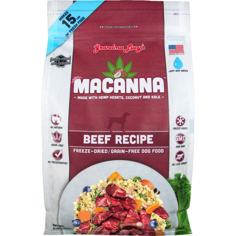Grandma Lucy's 3lbs Macanna Beef Grain Free Recipe