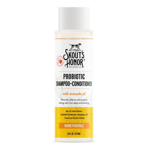 Skout's Honor - Probiotic Shampoo + Conditioner [Honeysuckle]