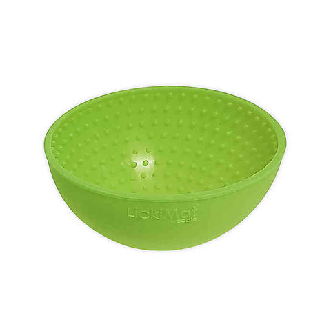 Boredom Busters Dog Green Bowl
