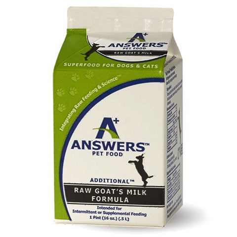 Answers Goat Milk for Dogs and Cats