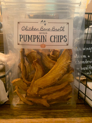 Girls Gone Raw - Pumpkin Chips infused w/ chicken broth