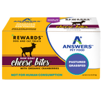 Answers Rewards 8 oz Raw Goat Cheese with Organic Cranberries Treat for Dogs & Cats