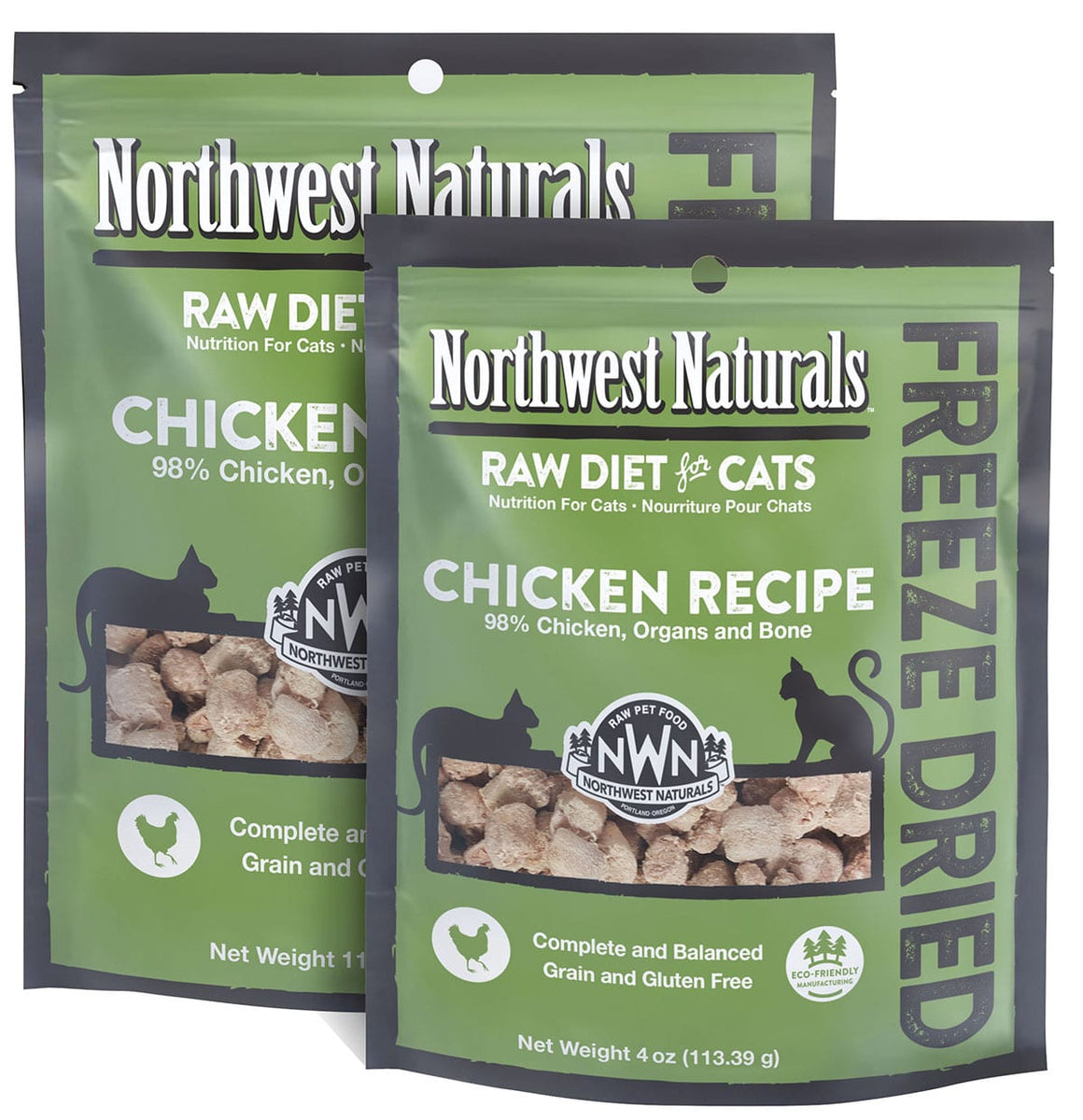 Northwest Naturals - Chicken Nibbles for Cats [Freeze Dried] – Fangs & Fur