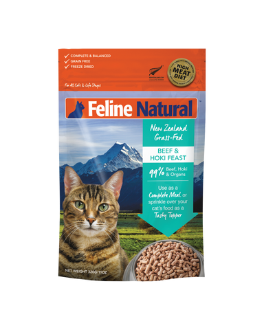 Feline Natural - Beef & Hoki Feast Freeze-Dried Cat Food