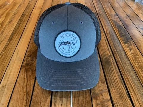 Trucker hat [black/gray/white w/ patch]