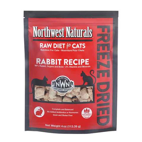 Northwest Naturals - Freeze Dried Rabbit Nibbles for Cats