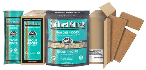 Northwest Naturals - 15 lb bulk raw frozen nuggets [Trout]