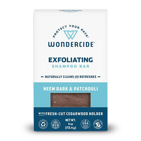 Wondercide 4oz Neem Bark & Patchouli Shampoo Bar | EXFOLIATING